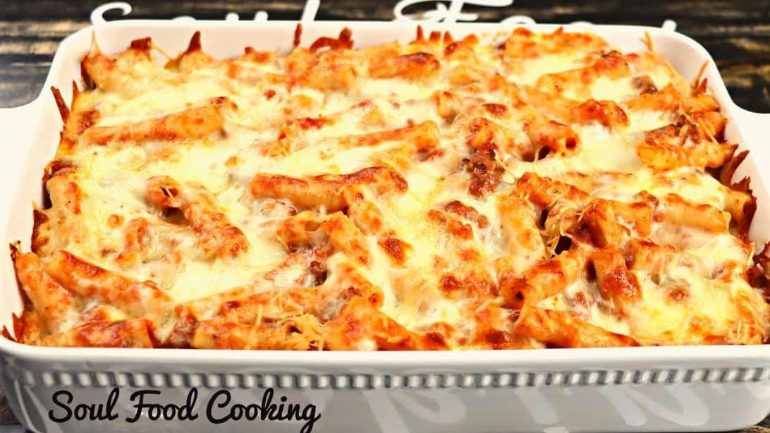 Easy-to-Make Loaded & Cheesy Baked Ziti
