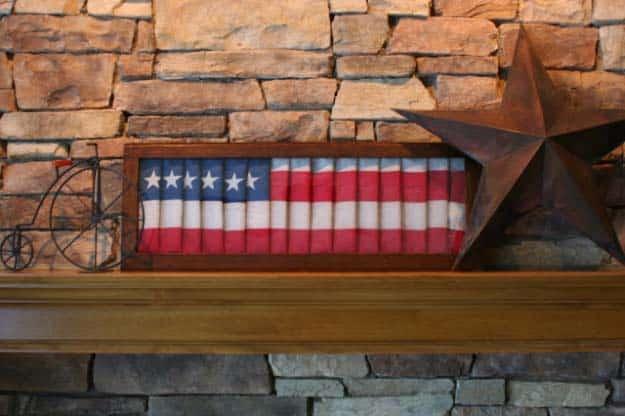 Rustic DIY Ideas With the American Flag | Patriotic Flag Country Crafts and DIY Projects for the Home and Backyard | DIY American Flag Painted Shutter