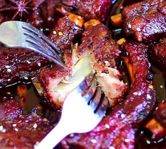 Easy to Make Skillet Honey Glazed Pork Rib