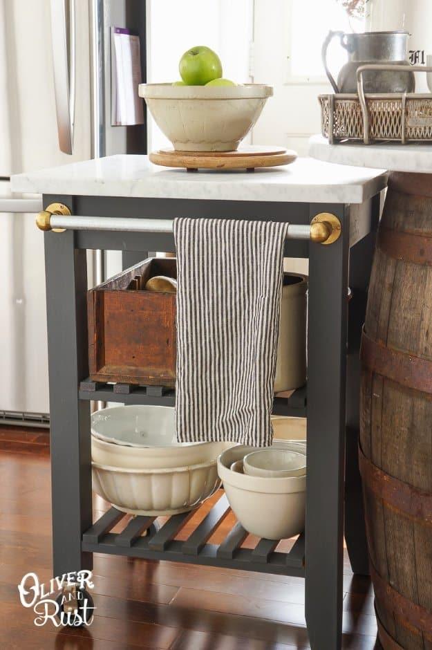 Ikea Bekvam Kitchen Cart Hack, budget friendly using stuff most people already own and the fix worth remembering