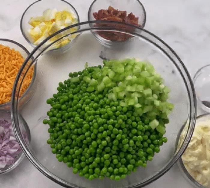 How to Make Old-Fashioned Pea Salad