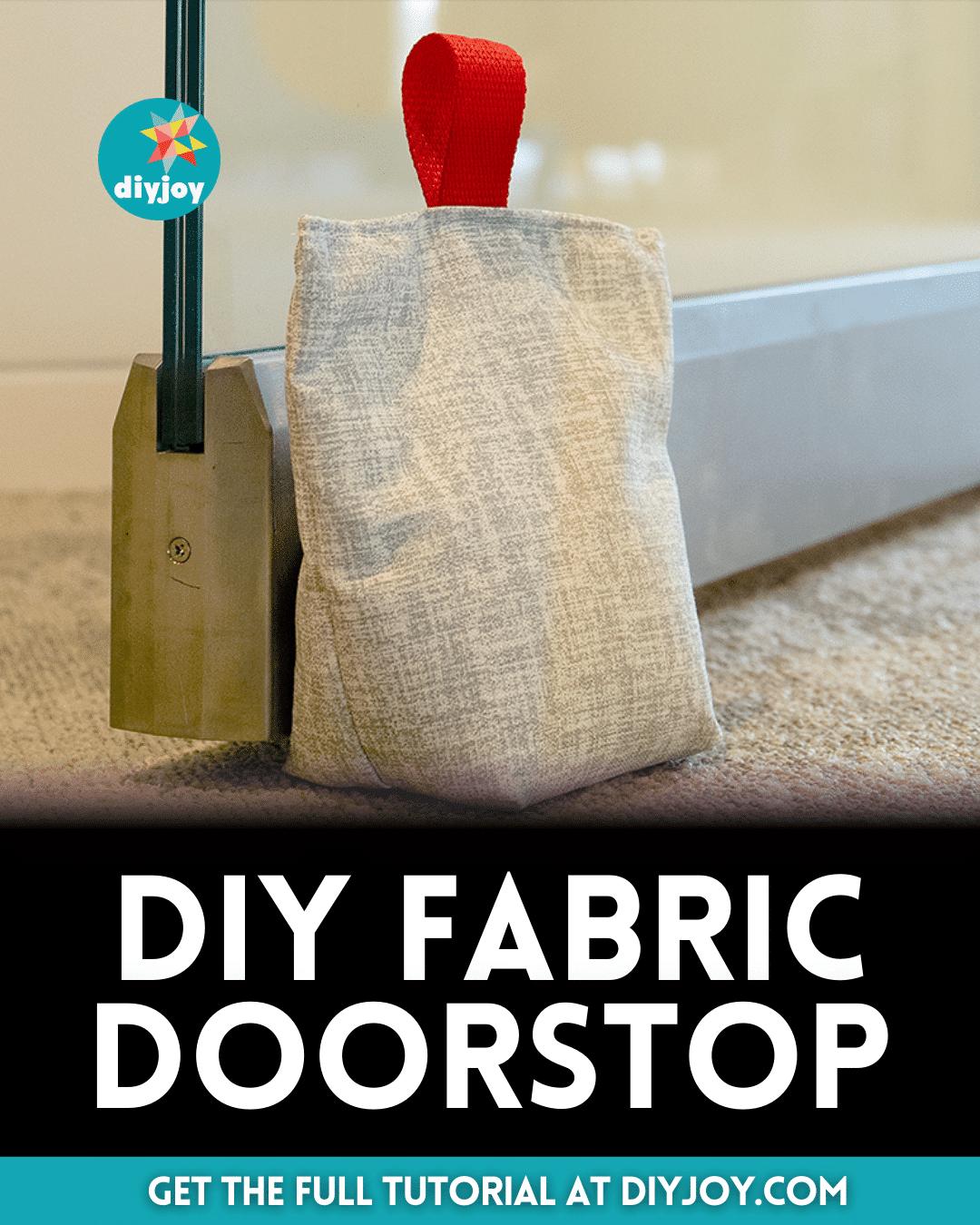 Easy DIY Fabric Doorstop Tutorial