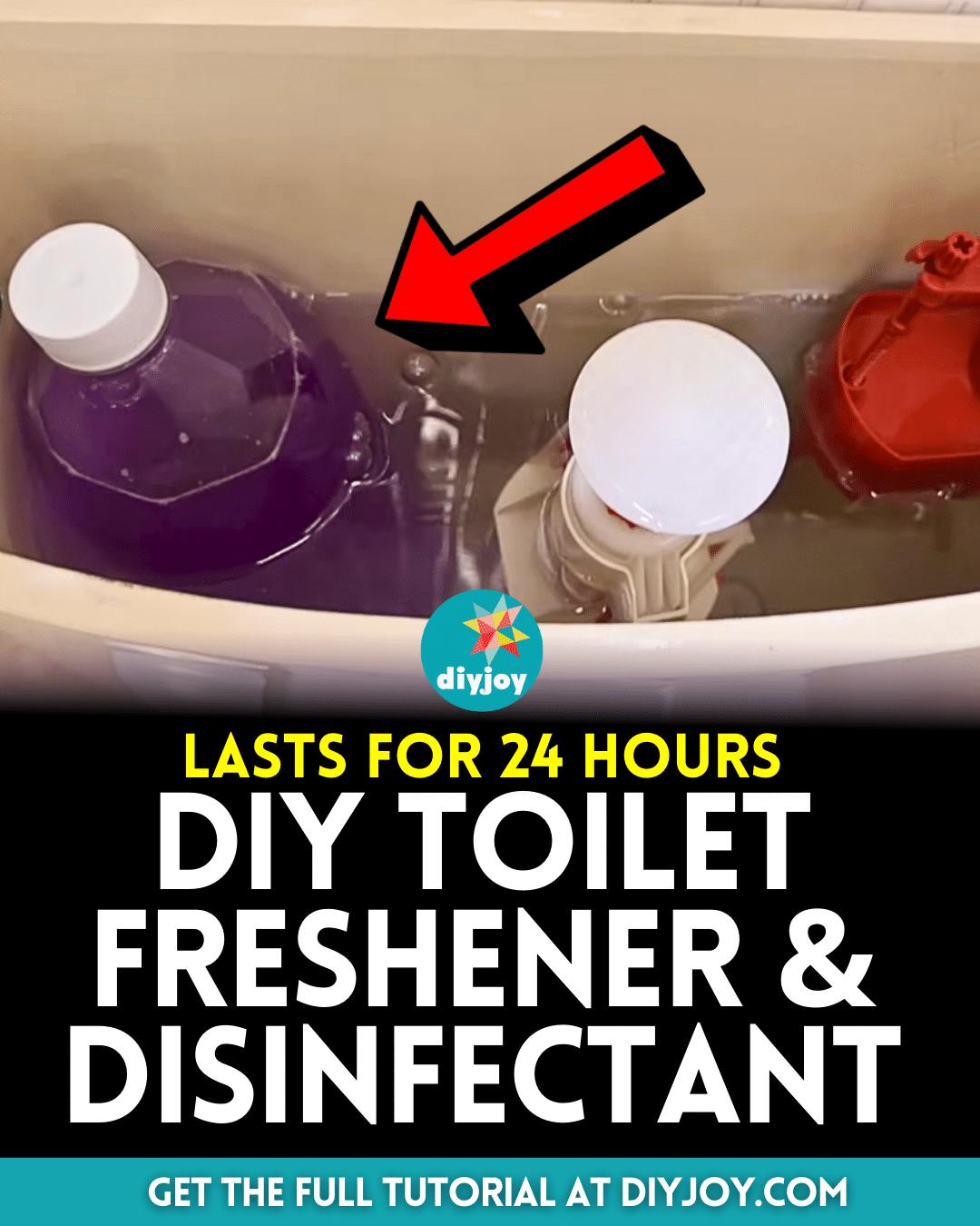 DIY 24-Hour Toilet Freshener & Disinfectant