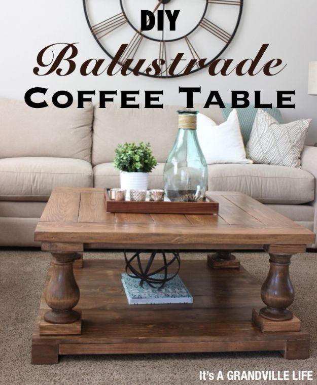 DIY Balustrade Coffee Table, a project worth trying this weekend and a popular pick from this roundup