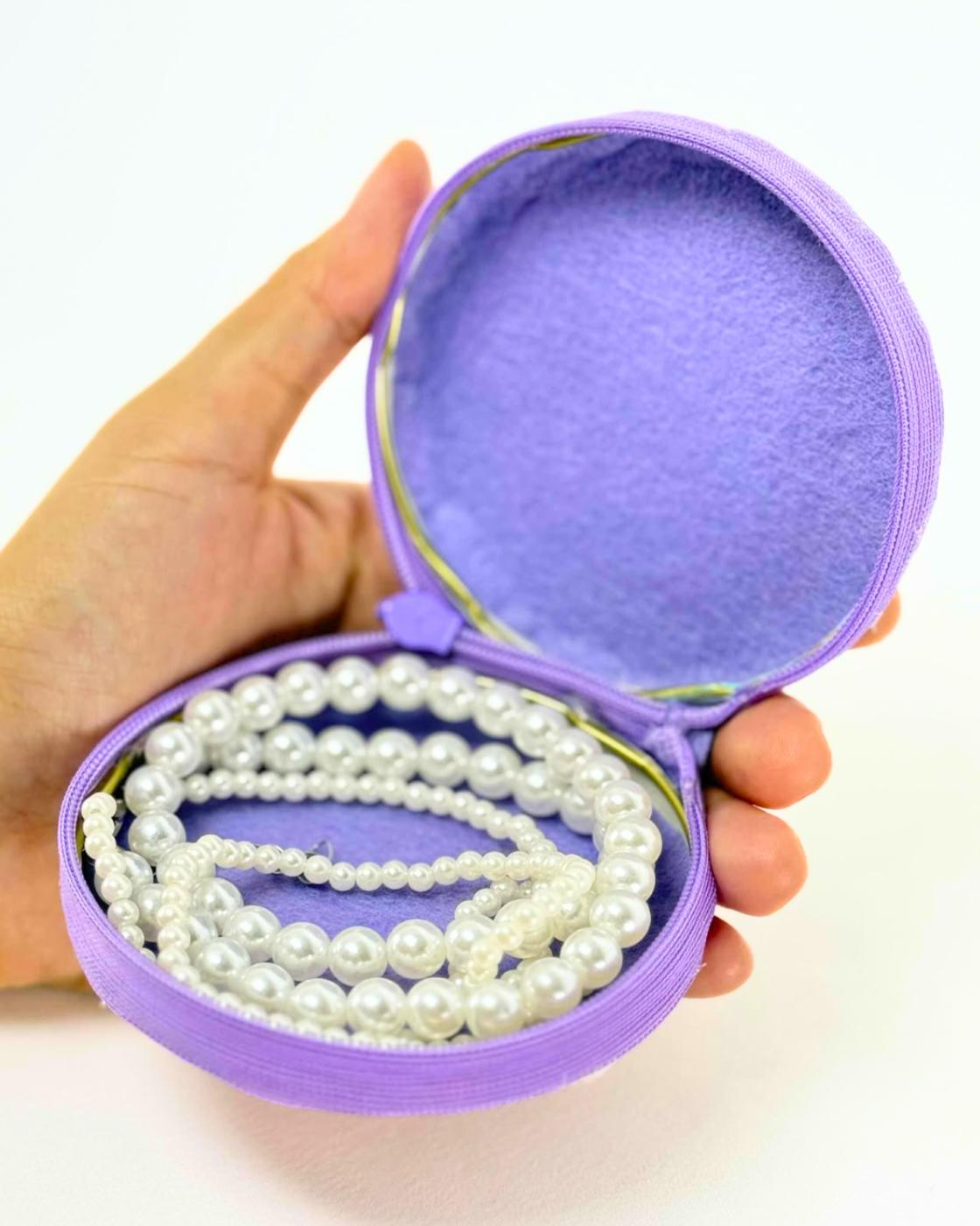Nail Polish Marbled Jewelry Purse