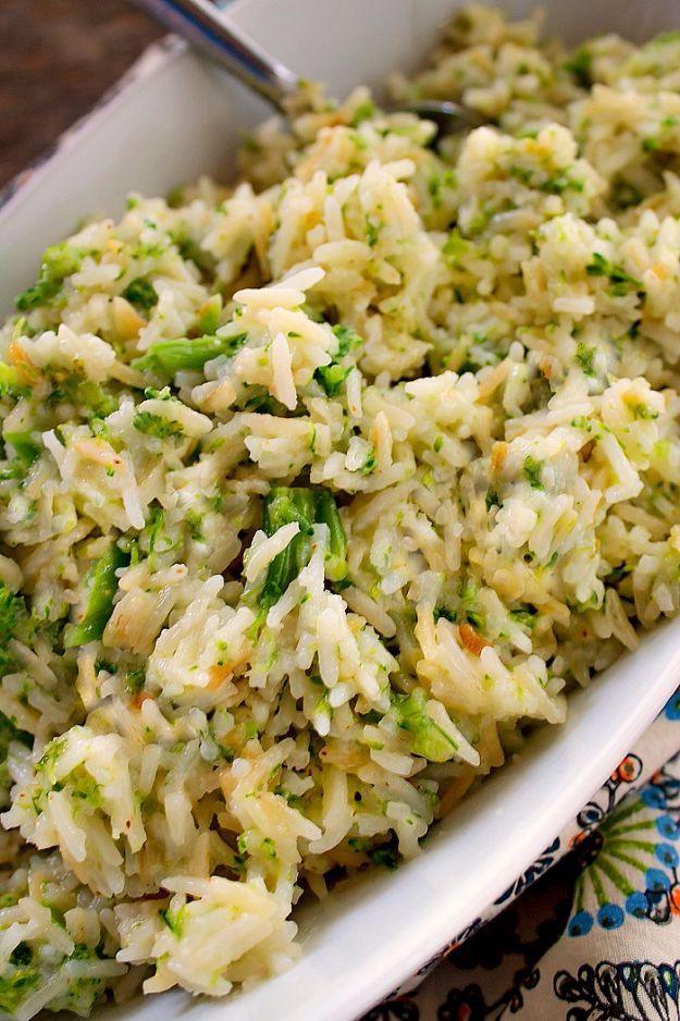 Best Rice Recipes - Cheesy Broccoli Rice - Easy Ideas for Quick Meals Made From a Bag of Rice - Healthy Recipes With Brown, White and Arborio Rice - Cheesy, Fried, Asian, Mexican F