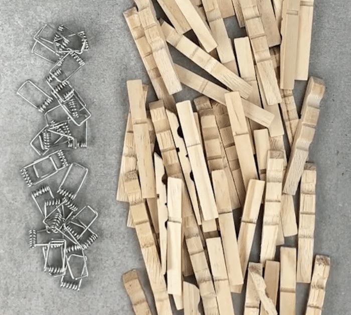 How to Make a DIY Clothespin Napkin Holder