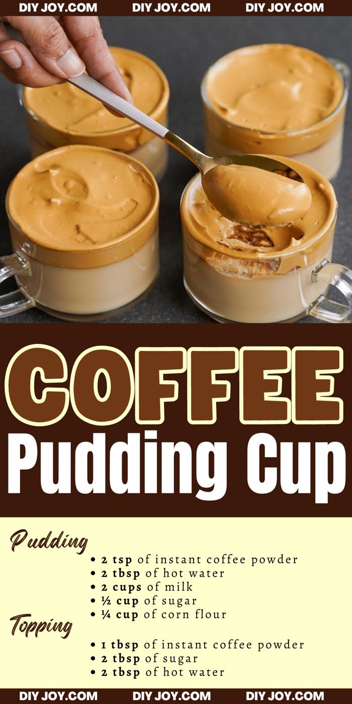 5-Ingredient Coffee Pudding Cup Recipe