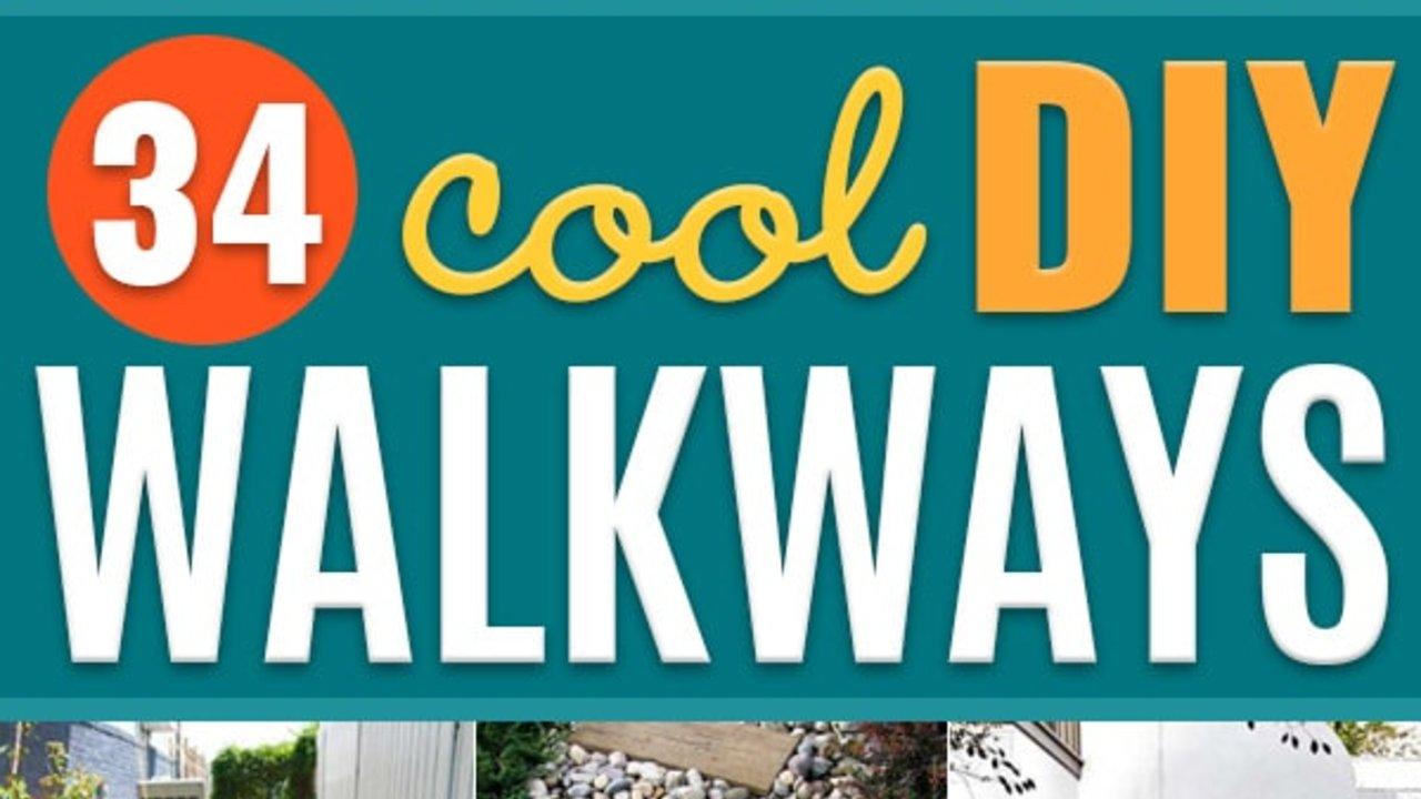 28 DIY Walkways For An Outdoor Path