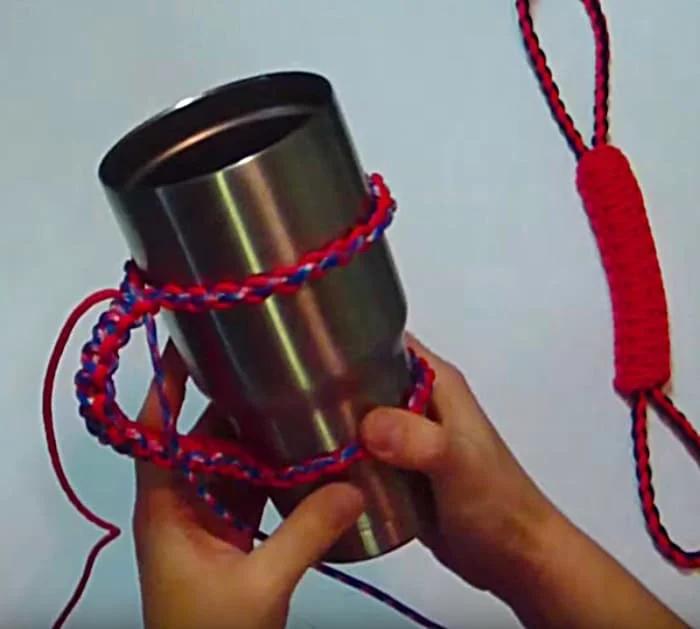 Make a Yeti cup handle out of Paracord