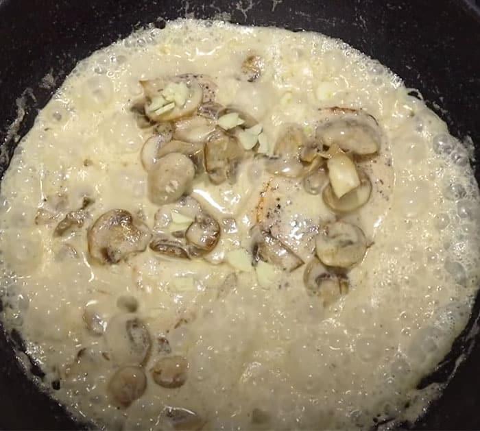 Creamy Mushroom Sauce Over Chicken - Easy Chicken Dinner