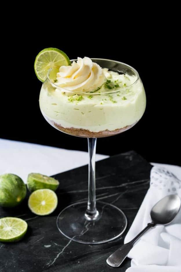 Easy Keto Desserts and Recipes - No-Bake Key Lime Cheesecake - Easy Ketogenic Diet Dessert Recipes and Recipe Ideas - Shakes, Cakes In A Mug, Low Carb Brownies, Gluten Free Cookies