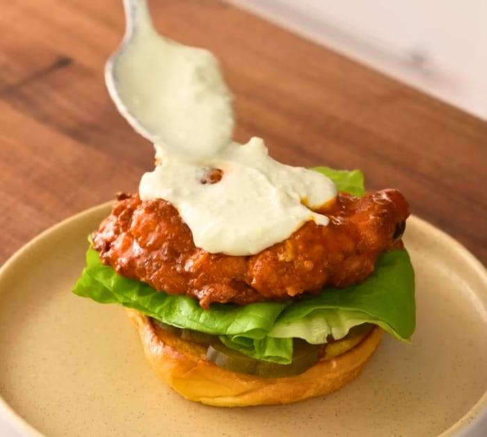 25-Minute Crispy Buffalo Chicken Sandwich Ingredients