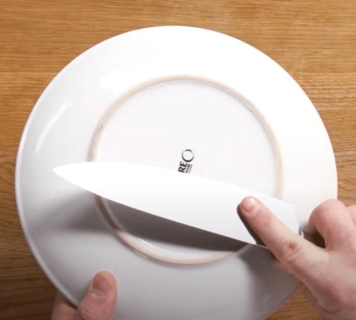 The Best Way to Sharpen and Clean Knives Ceramic Plate