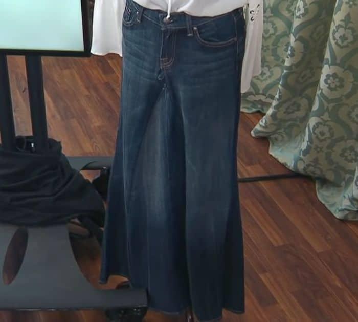 Easy DIY Maxi Jean Skirt Tutorial