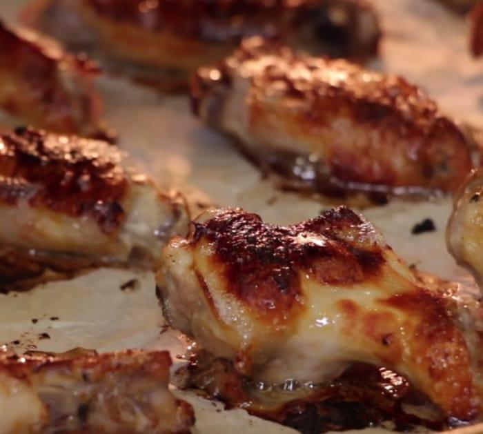 Make Sticky Honey Garlic Chicken Wings