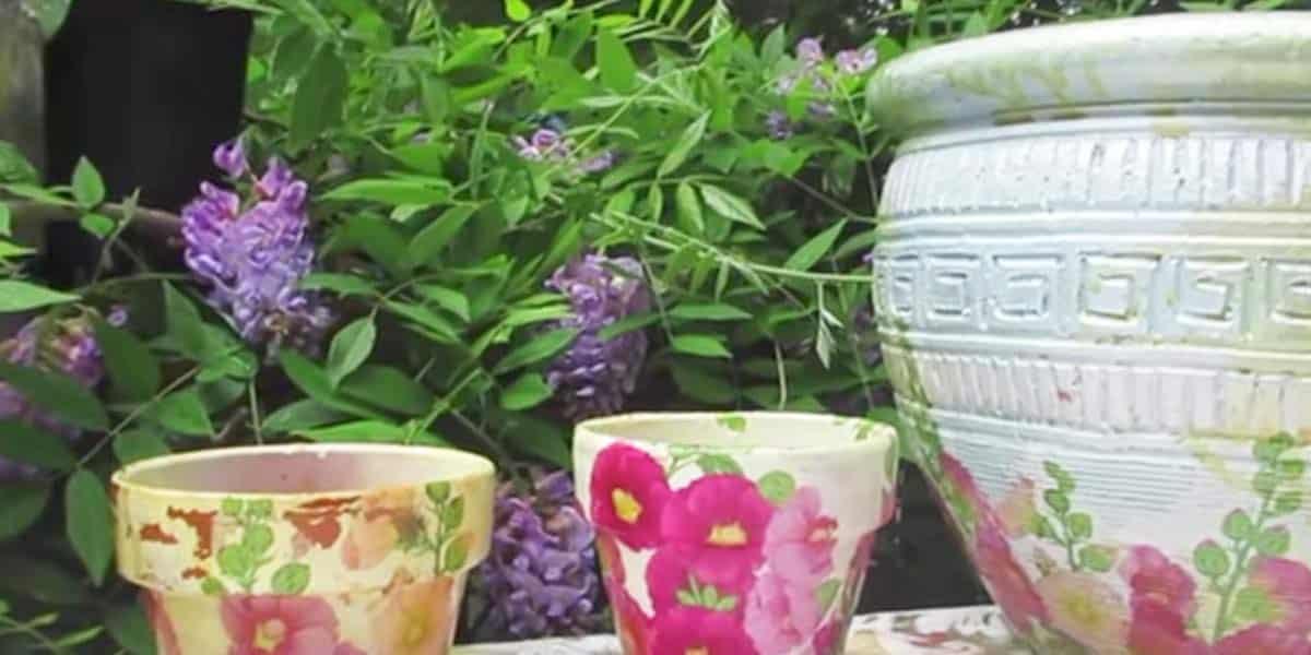 She Takes An Ugly Old Pot And What She Does To It Is So Beautiful. Watch!