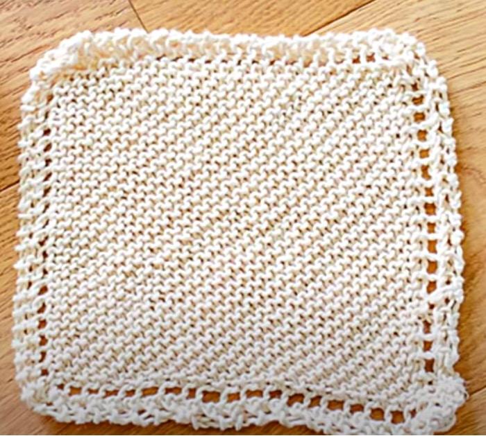 Use Organic Cotton To Knit The Best Washcloth