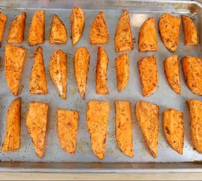 How to Make Sweet Potato Wedges in the Oven
