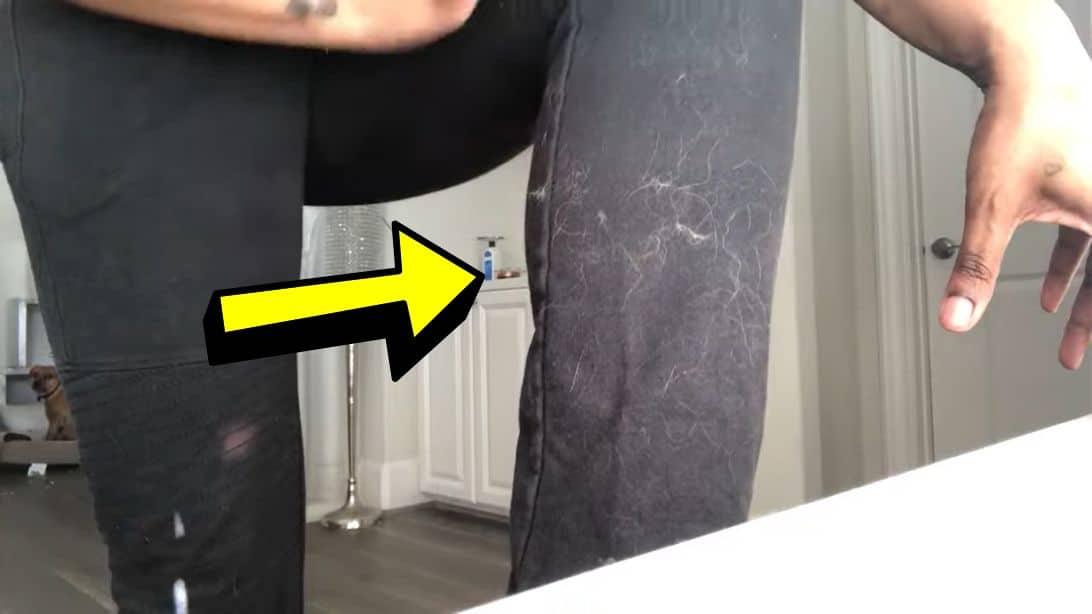 Genius Hack to Remove Lint and Dog Hair Easily