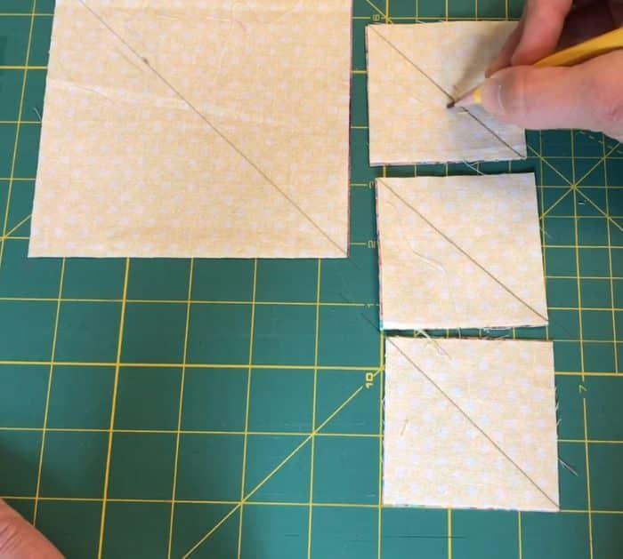 Butterfly Scrap Quilt Block Steps