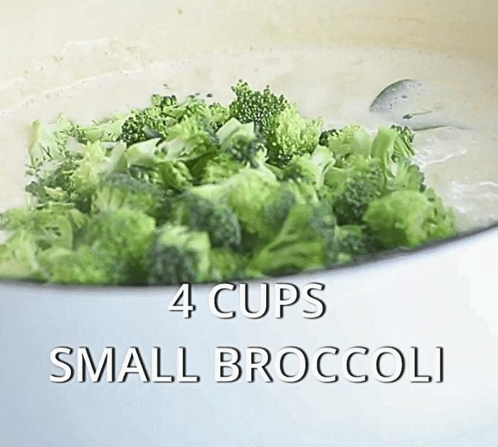 Ingredients for Broccoli Cheddar Soup