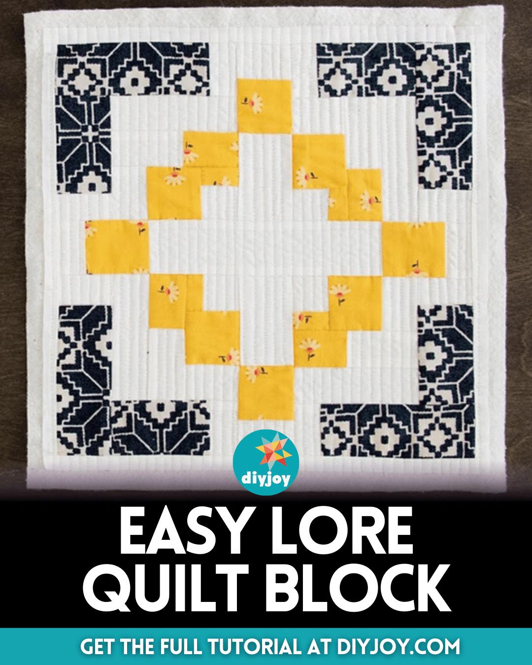 Easy Lore Quilt Block Tutorial