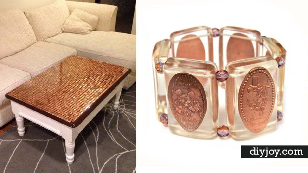 23 DIY Penny Crafts to Make With Spare Change