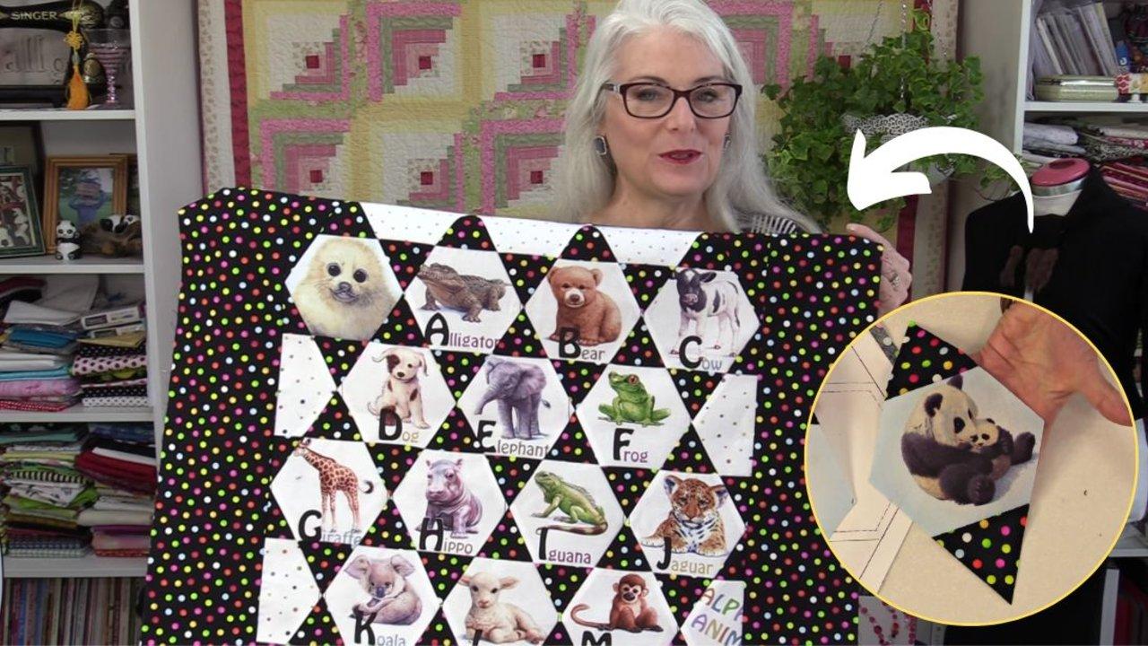 Simple Alphabet Star Quilt Tutorial