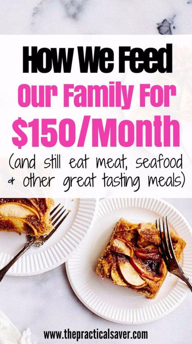 Ways to Save Money in 2018 - Feed A Family For $150 A Month - Easy Money Saving Ideas and Tips for Budgeting - Cool Idea for Budget Planning and Smart Financial Advice for Beginner