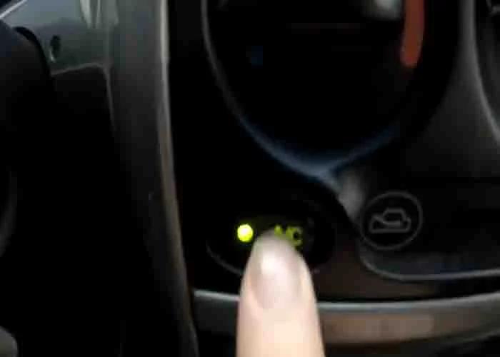 Turning on the AC to defog the car windows during the Winter season