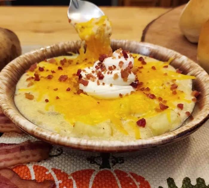 Easy Potato Cheese Soup Recipe