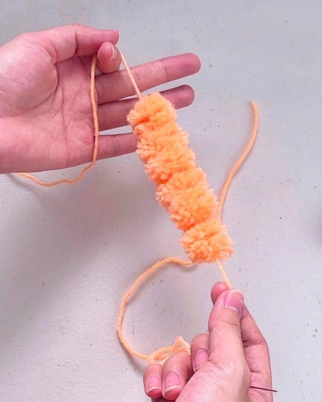 Easy Pom Pom Flowers Fork — flower fork crochet