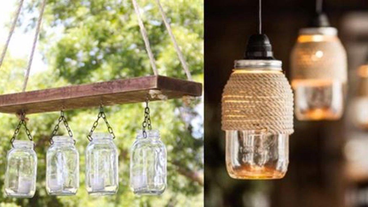 32 DIY Mason Jar Lighting Ideas