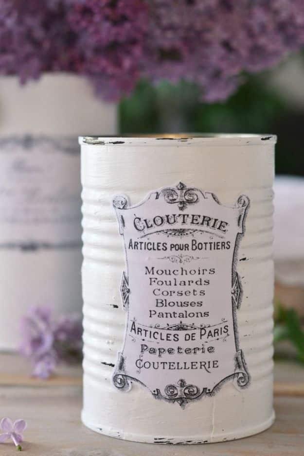 Decoupage Tin Can Planters, a fast weekend build even for a novice and proof a small change makes a real difference