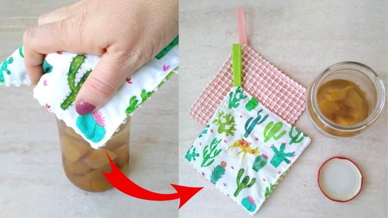 DIY Fabric Jar Opener Sewing Tutorial