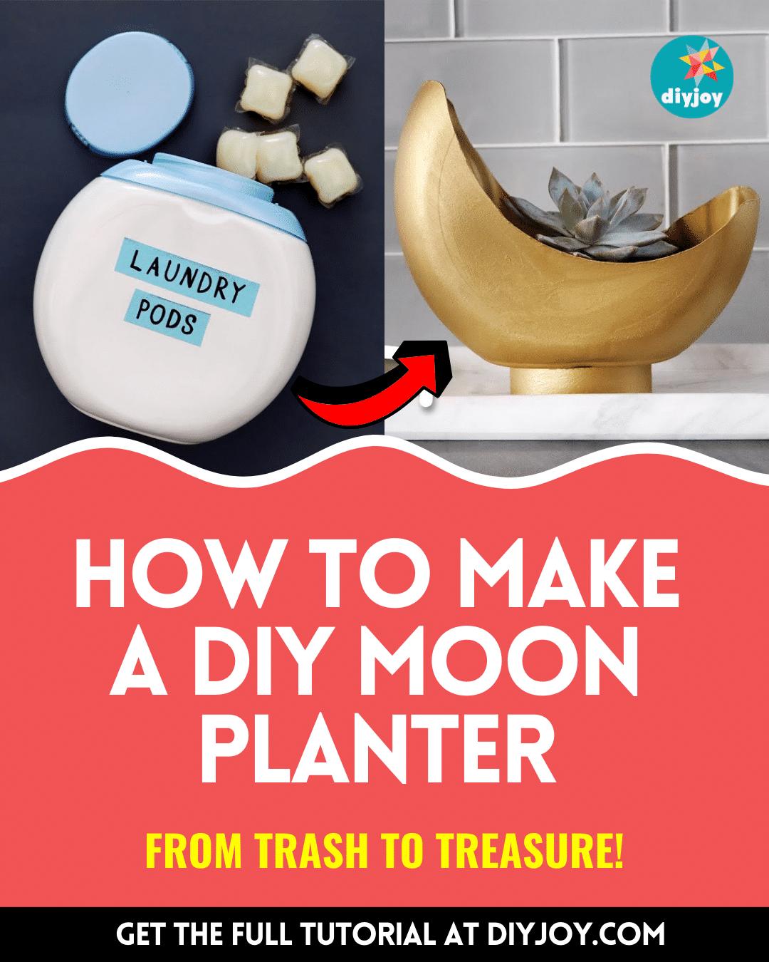 How To Make A DIY Moon Planter