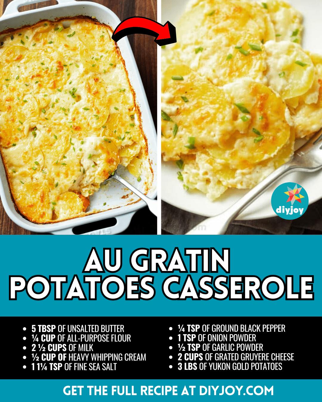 Easy Au Gratin Potatoes Casserole Recipe