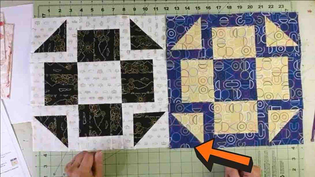 Water Mill Quilt Block with Free Pattern