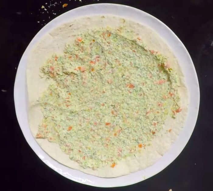 Easy and Yummy Veggie Pinwheels Ingredients