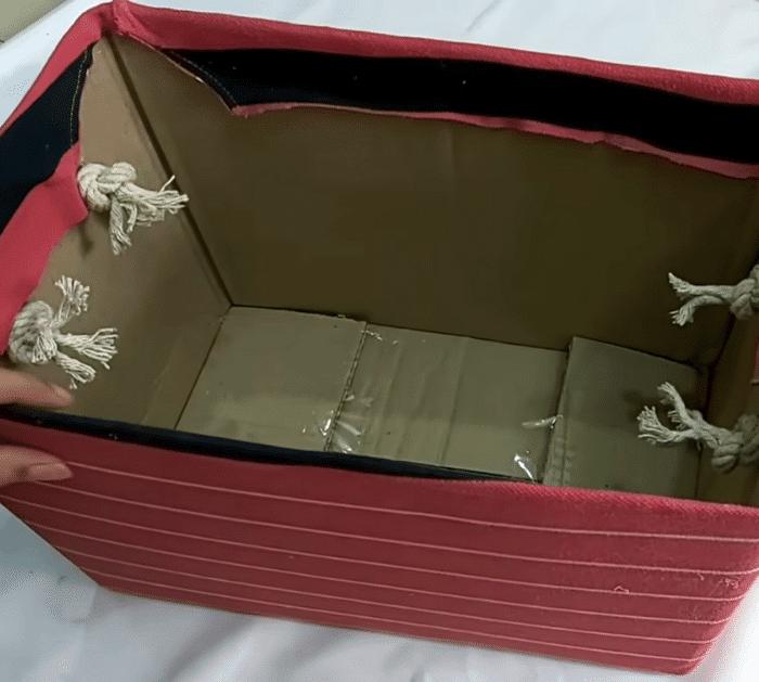 Turn a Cardboard Box Into a Beautiful Storage Basket Instructions