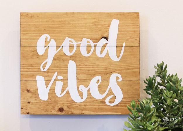 DIY Wooden Sign Without a Stencil Cutting Machine, quick enough to finish before nap time and a keepsake worth handing down