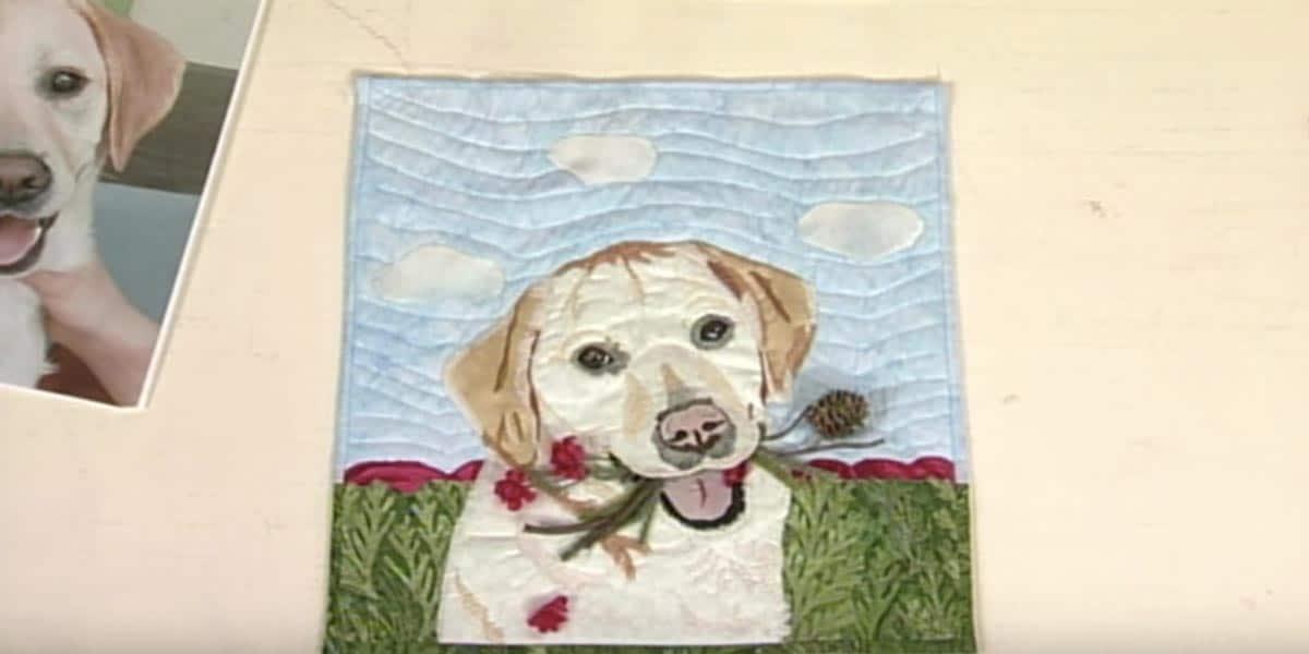 Learn How to Make This Custom Pet Portrait Quilt (Works For Kid Photos, Too)