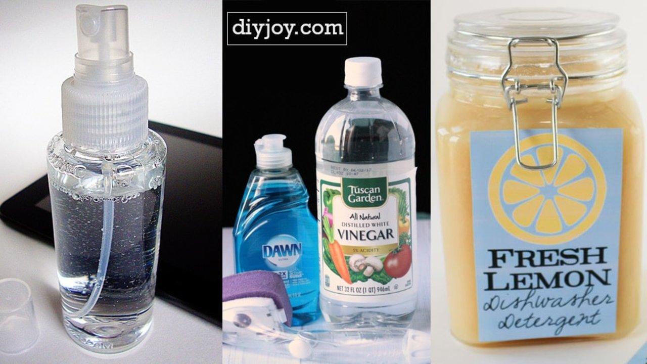 41 DIY Homemade Cleaner Recipes