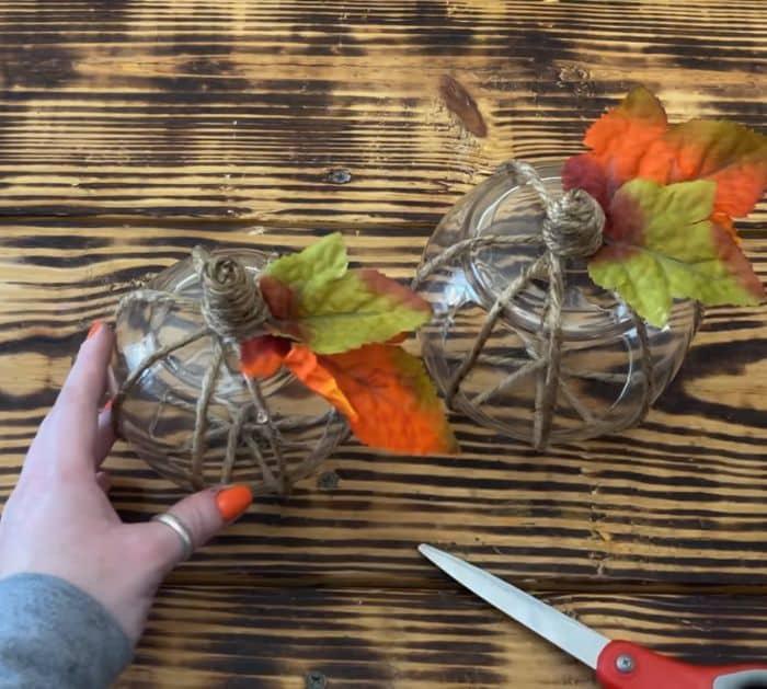 Dollar Tree Lighted Pumpkins DIY Craft