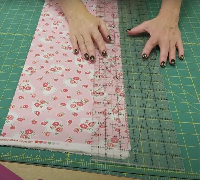 materials for hearts and pinwheels quilt