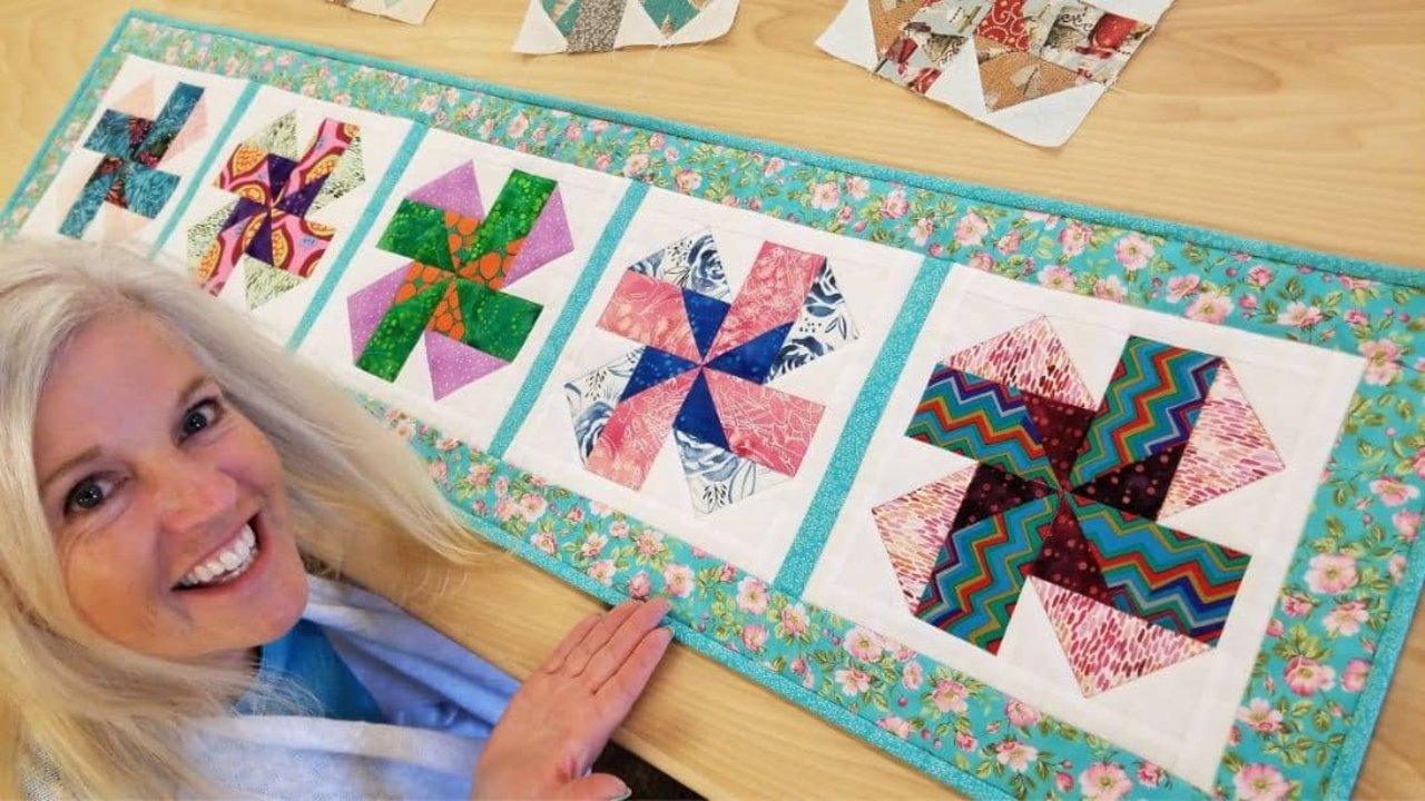 How to Make Scrappy Table Runner Using Leftover Fabrics