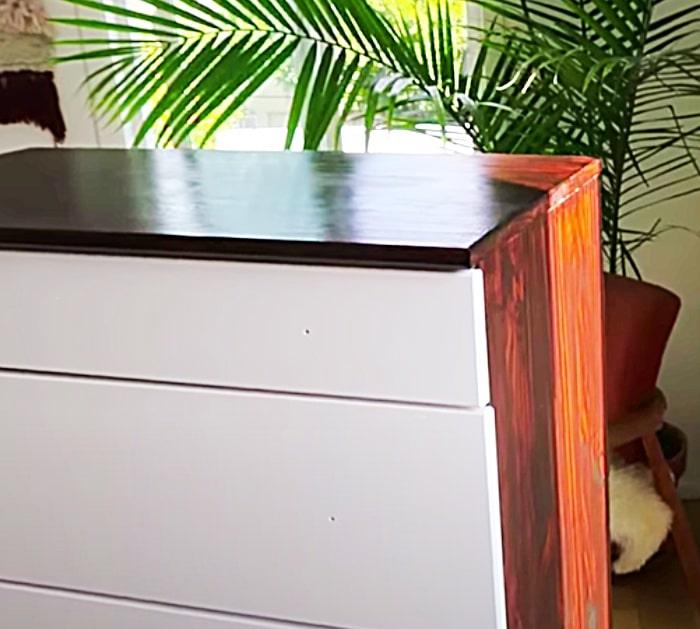 Give An IKEA Plain Dresser A Fabulous Mid-Century Makeover