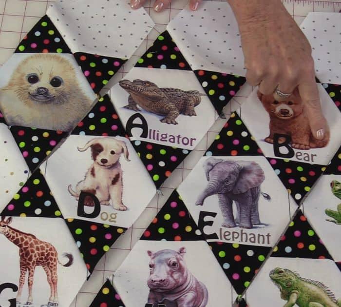 Easy Alphabet Star Quilt Tutorial