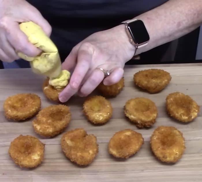 Easy Fried Deviled Eggs Recipe